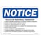 Signmission OSHA Notice, 5" Height, Rules Of Material Transfer 1. Always Confirm Sign, 7" X 5", Landscape OS-NS-D-57-L-18138 - alternate 1